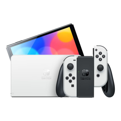 Игровая консоль Nintendo Switch OLED 64Gb White, белый