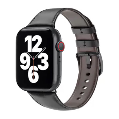 Ремешок для Apple Watch 42/44/45/49 mm WiWU (Wi-WB003) Black, чёрный