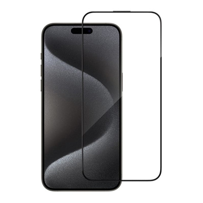 Защитное стекло для iPhone 15 Pro BLUEO Corning Gorilla USA Anti-Static +installer Чёрный