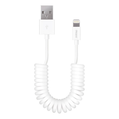 Дата-кабель Deppa USB - Lightning витой, 1,5 м (72120) Белый