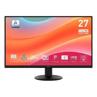Монитор 27" MSI PRO MP272L 1920x1080, 100Гц, IPS Чёрный
