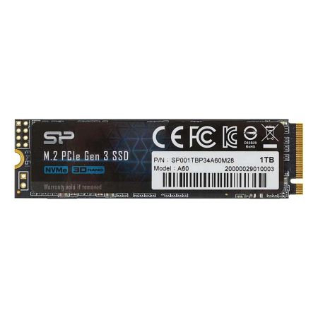 SSD накопитель Silicon Power M-Series 1Tb M.2 2280 (SP001TBP34A60M28)