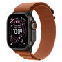 Apple Watch Ultra 3 (2025), 49 мм корпус из титана цвета «Black», ремешок Alpine Loop размера L цвета «Terra Cotta»