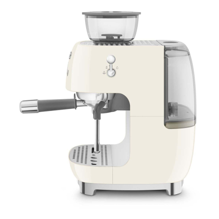 Кофемашина эспрессо со встроенной кофемолкой SMEG 50s style (EGF03CREU) Кремовый
