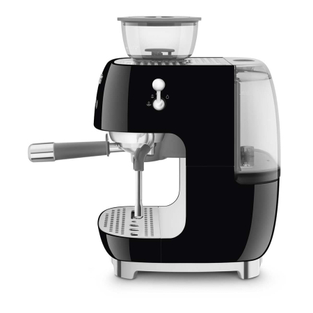 Кофемашина эспрессо со встроенной кофемолкой SMEG 50s style (EGF03BLEU) Чёрный