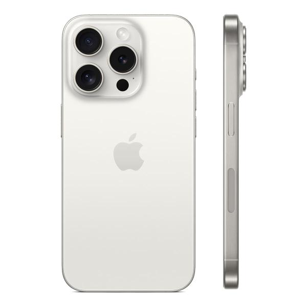Apple iPhone 15 Pro 256Gb eSIM White Titanium, белый титан