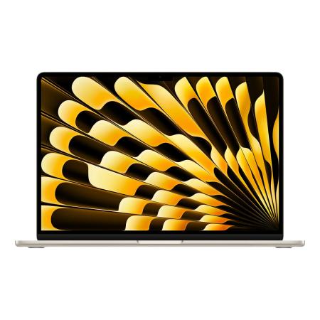Apple MacBook Air 15" (M3, 8C CPU, 10C GPU, 2024) 8/512Gb SSD (MRYT3) Starlight, «сияющая звезда»