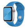 Ремешок для Apple Watch 42/44 mm COTEetCI Silicone Sport Band Blue, синий