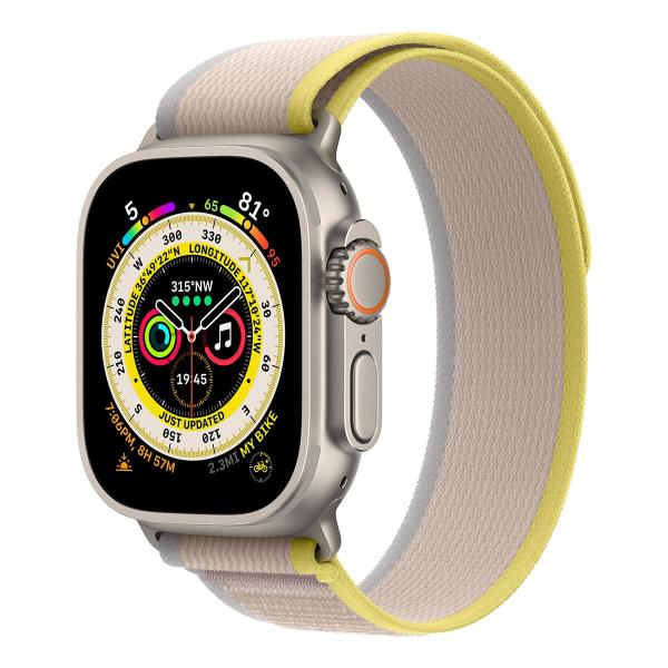 Ремешок для Apple Watch 42/44/45/49 mm WiWU Trail Loop Watch Band Жёлтый/Бежевый