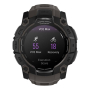 Часы Garmin INSTINCT 3 AMOLED 50мм Black, черный с угольно-черным ремешком