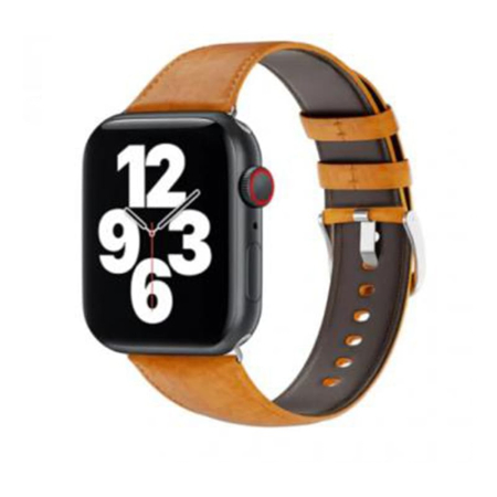 Ремешок для Apple Watch 42/44/45/49 mm WiWU (Wi-WB003) Brown, коричневый