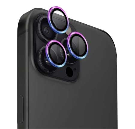 Защитное стекло для камеры iPhone 16 Pro/16 Pro Max UNIQ OPTIX Camera Lens AluGuard (IP6.3P-6.9P(2024)-ALENSIRD) Градиент
