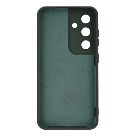 Чехол для Samsung Galaxy S25 Silicone Case Тёмно-зелёный