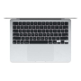 Apple MacBook Air 13" (M4 10C CPU, 8C GPU, 2025) 16/256Gb SSD (MW0W3) Silver, серебристый