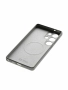 Чехол для Samsung Galaxy S24 Ultra c MagSafe Silicone Case Серый