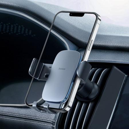 Автомобильный держатель Baseus Metal Age II Gravity Car Mount (SUJS000013) Серый