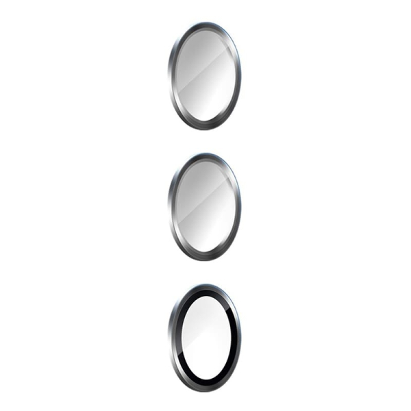 Защитное стекло для камеры Galaxy S24+ BLUEO Camera lens Armor metal 3 шт. (NPB28-S24+-SIL) Серебристый