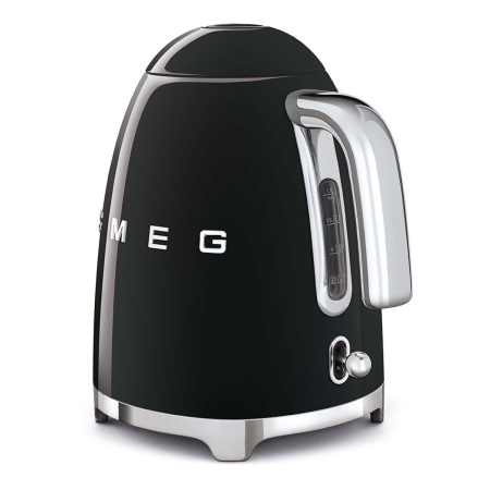 Чайник электрический SMEG 50s Style (KLF03BLEU) Black, чёрный