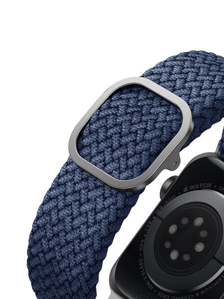 Ремешок для Apple Watch 38/40/41 mm UNIQ ASPEN Strap Braided (40MM-ASPOBLU) Синий