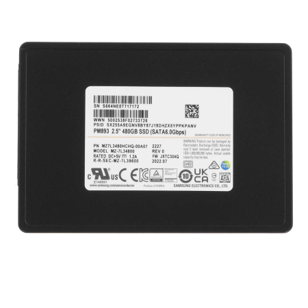 SSD накопитель Samsung PM893 480Gb 2.5" SATA III (TLC, OEM)