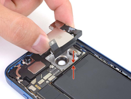 Замена фронтального микрофона iPhone 13