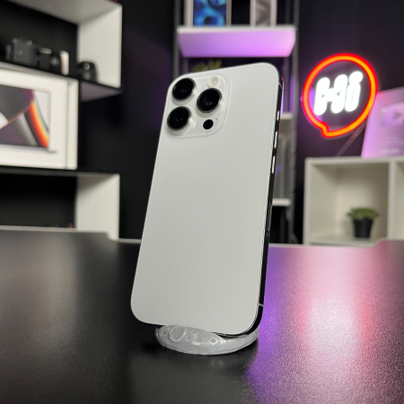 Trade in Apple iPhone 16 Pro 256Gb Dual SIM White Titanium IMEI: 6078 (Восстановленный)