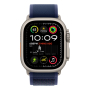 Apple Watch Ultra 2 (2024), 49 мм корпус из титана цвета «Natural», ремешок Trail Loop размера M/L цвета «Blue»