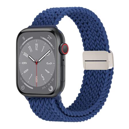 Ремешок для Apple Watch 38/40/41 mm WiWU Nylon Braided Magnetic (Wi-WB004) Синий