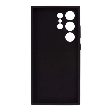 Чехол Silicone Case v2 для Samsung Galaxy S24 Ultra Black, Черный