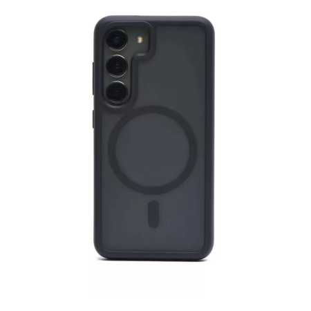 Чехол для Samsung S24 c MagSafe Silicone Case Black, чёрный